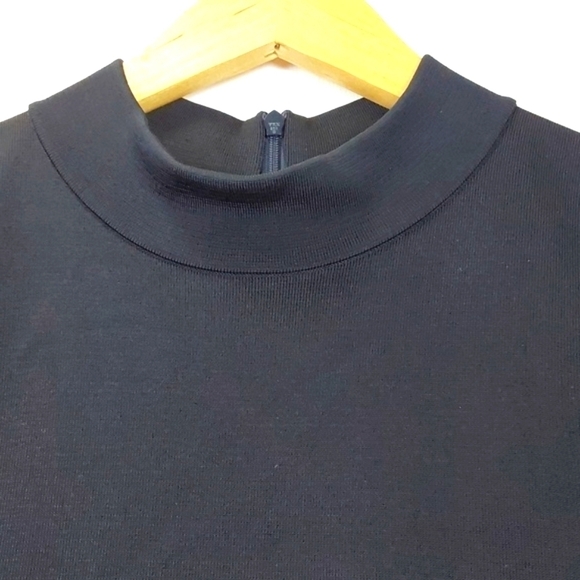 Lafayette 148 Womens Black Sleeveless Stretchy Fit & Flare Preppy Dress Sz.M - Picture 6 of 13
